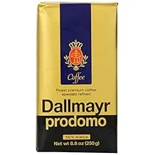 Dallmayr Prodomo قهوة أرابيكا 100٪ ، عبوات فراغ 8.8 أونصة 2 عبوة - Image 4