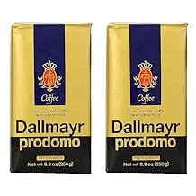 Dallmayr Prodomo قهوة أرابيكا 100٪ ، عبوات فراغ 8.8 أونصة 2 عبوة - Image 5