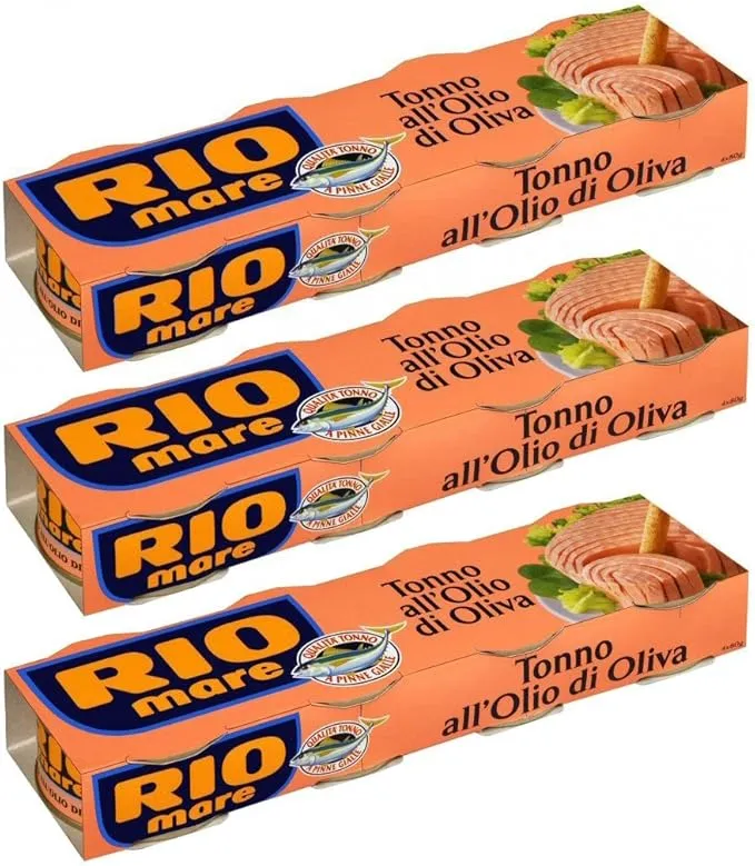 Rio Mare: Tuna Fish Cans in Olive Oil, Yellowfin Tuna Quality * 2.82 Ounce (80gr) Packages (Pack of 12) * [ Italian Import ] - Image 3